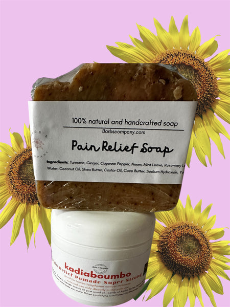 Kadiaboumbo miracle Pain relief Saop& pomade Tumeric