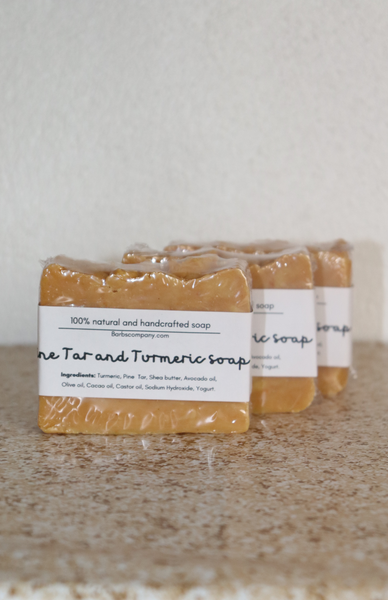 Pine Tar & Turmeric Soap Bar