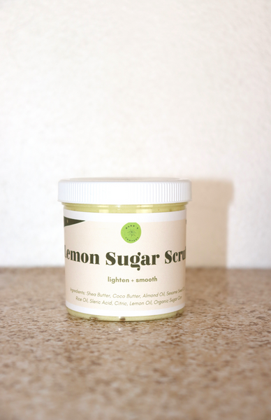 lemon sugar scrub