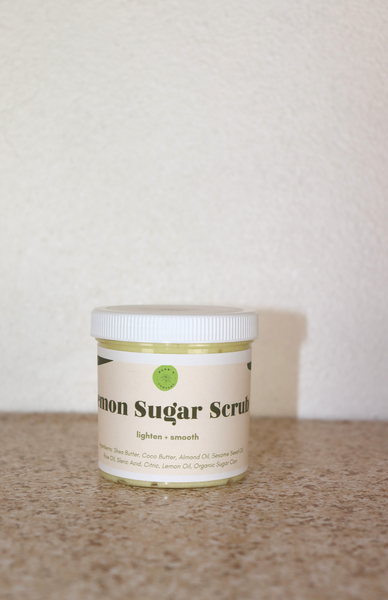 lemon sugar scrub